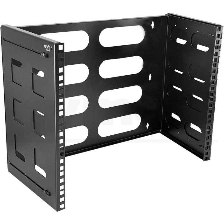 Rack 8U 19" bastidor a pared plegable y...