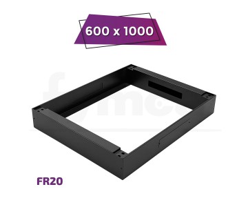 Zócalo a suelo para armario rack 19" tipo FR20 600x1000mm