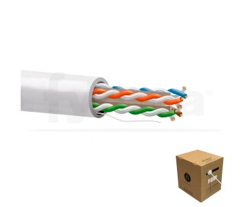 Cable datos Categoria 6 U/UTP 24AWG Caja carrete 305mt