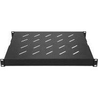 Bandeja alta resistencia fija extensible 1U para armario rack 19" Fondo 350mm