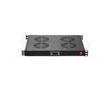 Conjunto 4 ventiladores 1U para armario rack 19"