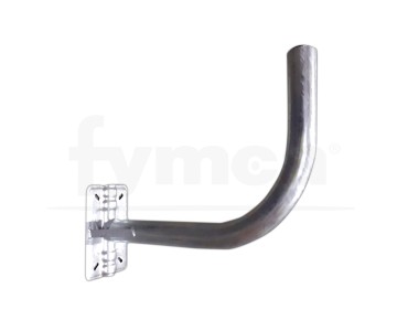 Soporte para pared ø50mm, alto 80cm, pletina 250x250mm,...
