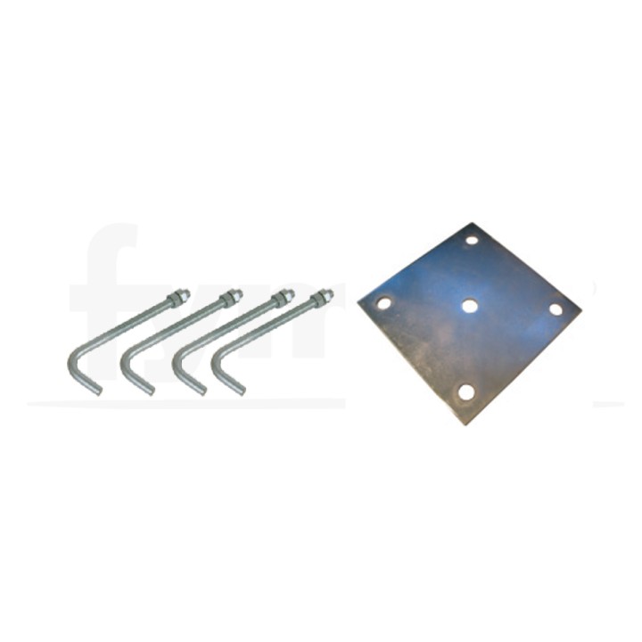 Placa metalica 20X20cm para enconfrar +4 gancho...