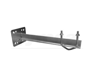 Garra 35cms con pletina atornillar y brida 60mm (métrica 8)