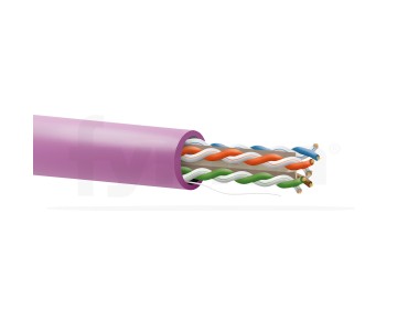 Cable datos Categoria 6 U/UTP 24AWG Violeta Caja carrete...