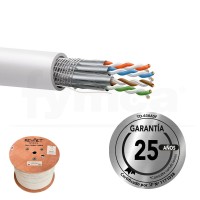 Cable datos Categoria 6A S/FTP 23AWG LSZH B2ca, Bobina 500mt