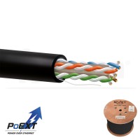 Cable datos Categoria 6 U/UTP BC PoEXT 21AWG LSZH B2ca, Bobina 500mt