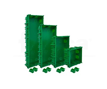 Caja de empotrar para placa de 4 modulos
