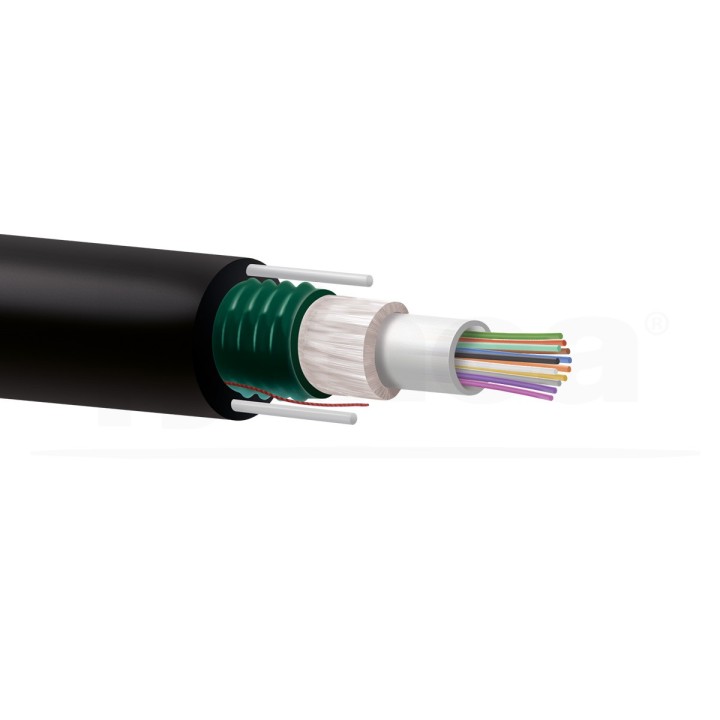 Cable 12 fibras SM Monomodo G652D 250µ holgada...