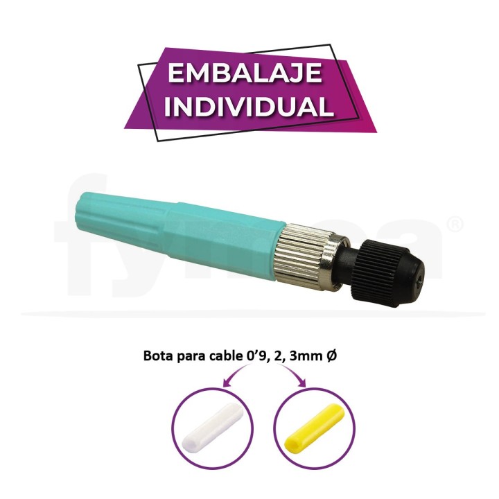 Conector mecánico fibra óptica FC/PC MM OM3...