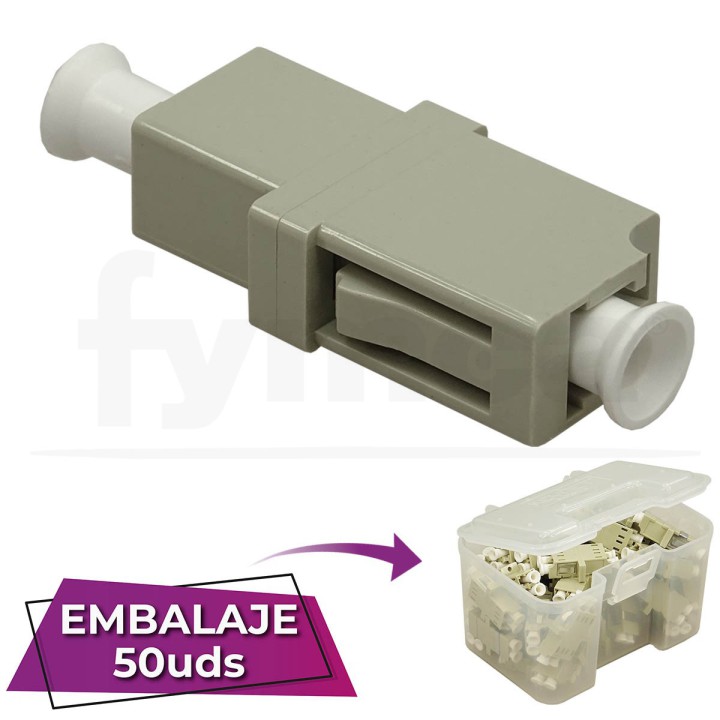 Adaptador fibra LC-LC PC MM OM1/2 Multimodo Sx...