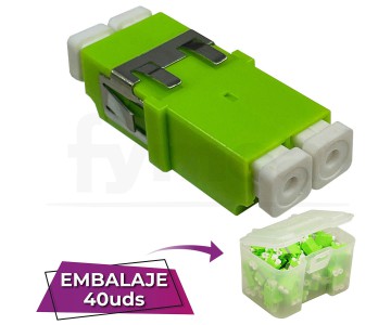 Adaptador fibra LC-LC PC MM OM5 Multimodo Sx Simplex lima