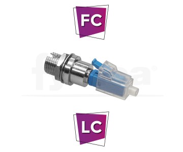 Adaptador híbrido fibra FC (hembra) - LC (macho) SM...