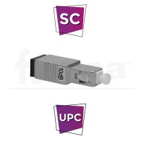 Atenuador óptico fibra SC (hembra) - SC (macho) SM Monomodo metálico