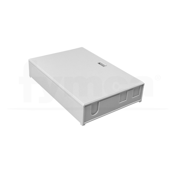 Caja fusion y derivación fibra óptica interior