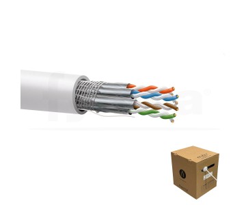 Cable datos Categoria 7A S/FTP 23AWG Bobina 500mt