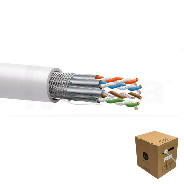 Cable datos Categoria 7A S/FTP 23AWG Bobina 500mt
