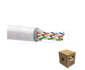 Cable datos Categoria 5E U/UTP 24AWG Caja carrete 305mt