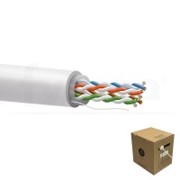Cable datos Categoria 5E U/UTP 24AWG Caja carrete 305mt