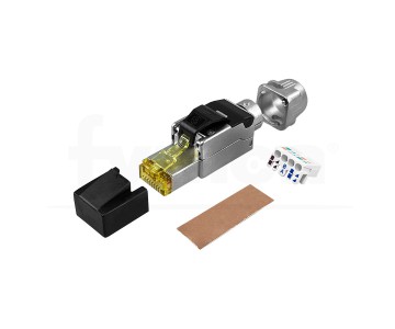 Conector datos RJ45 Cat8 FTP montaje campo 22/24AWG...
