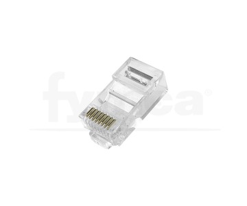 Conector datos RJ45 Cat5e UTP 24AWG 6u"