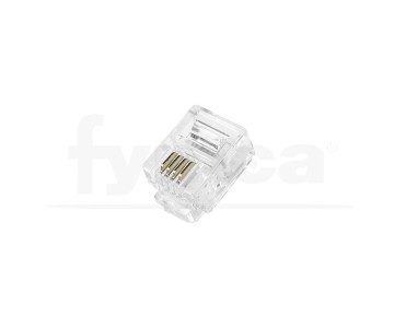 Conector datos RJ11 Cat3 UTP 24AWG 6µ"