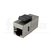 Acoplador en línea formato Keystone Cat6 FTP RJ45-RJ45 metálico